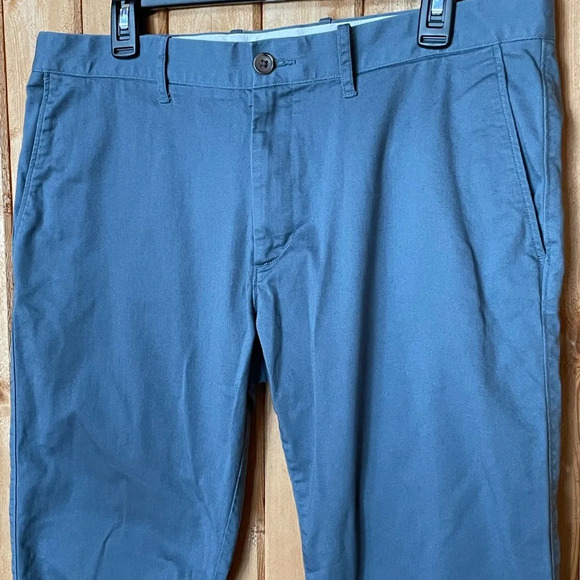 J. Crew Slim Flex Men's Blue Pants 34Wx30L - Picture 2 of 4